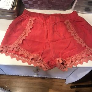Pink shorts. Size medium.